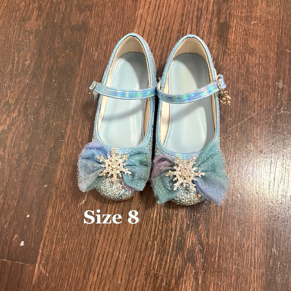 Toddler Girls Sparkle Dress Shoes Size 8